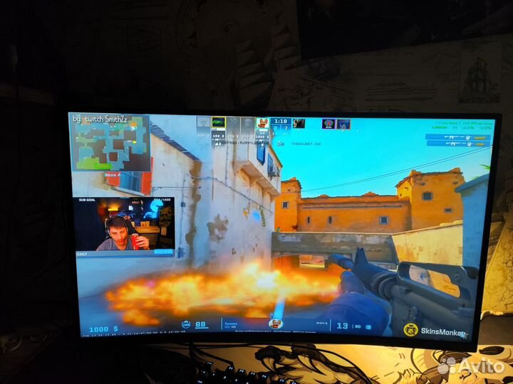 Монитор Samsung C27JG50QQI 2к 144гц