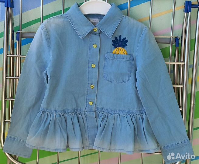Рубашка для девочки новая р.98