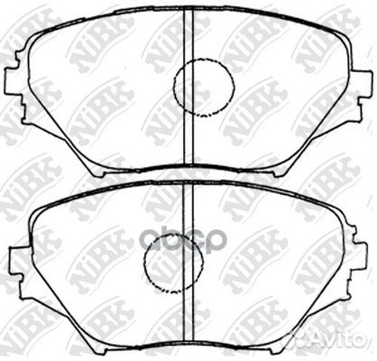 Колодки тормозные дисковые передн. toyota RAV 4