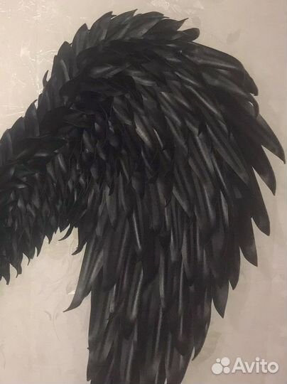 Крылья ангела черные