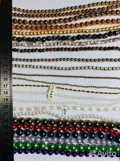 Бусины ювелирные чешское стекло хрусталь биконус