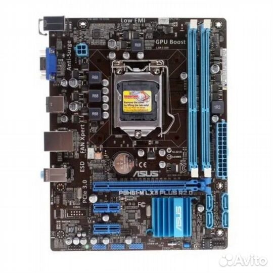 Материнская плата бу asus P8H61-M LX3 R2.0 (socket