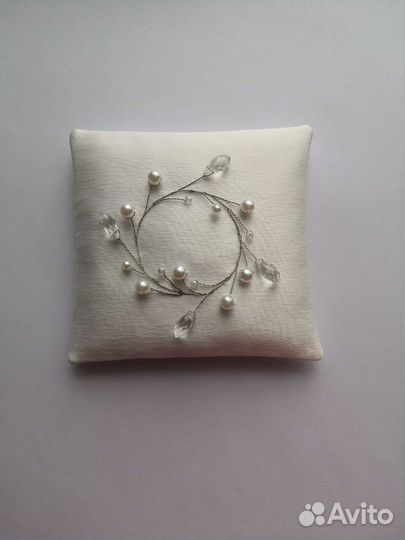 Веточка свадебная подушечка для колец new