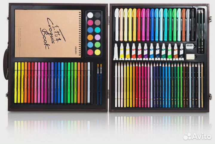 Набор для рисования Deli Painting Set Wood