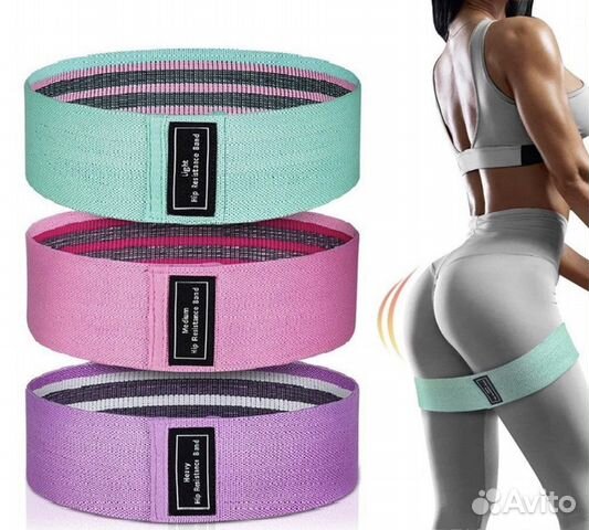Фитнес резинки тканевые