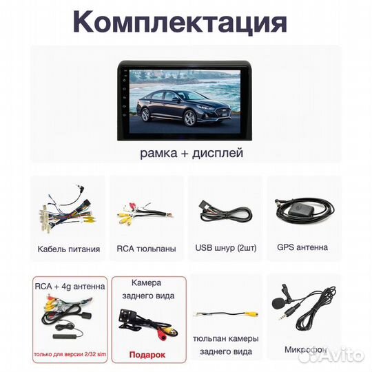 Topway Hyundai Sonata 7 LTE CarPlay 4/32gb 8 ядер