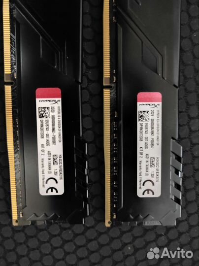 Оперативная память Kingston DDR4 16Gb 3200 MHz