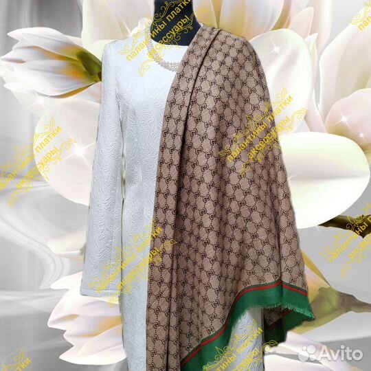 Кашемировый платок gucci