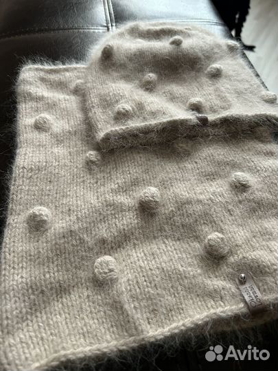 Комплект шапка и снуд женский