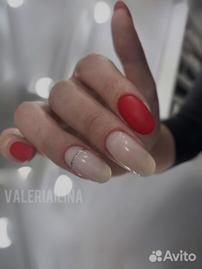 Маникюр на Пулковской.(все включено)