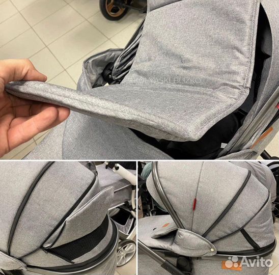 Коляска 3 в 1 Lovamama v9