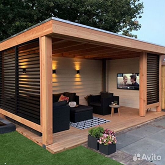 Беседка лофт Пергола