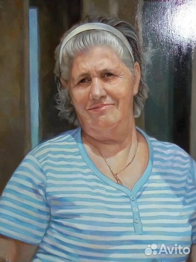 Портрет маслом на холсте