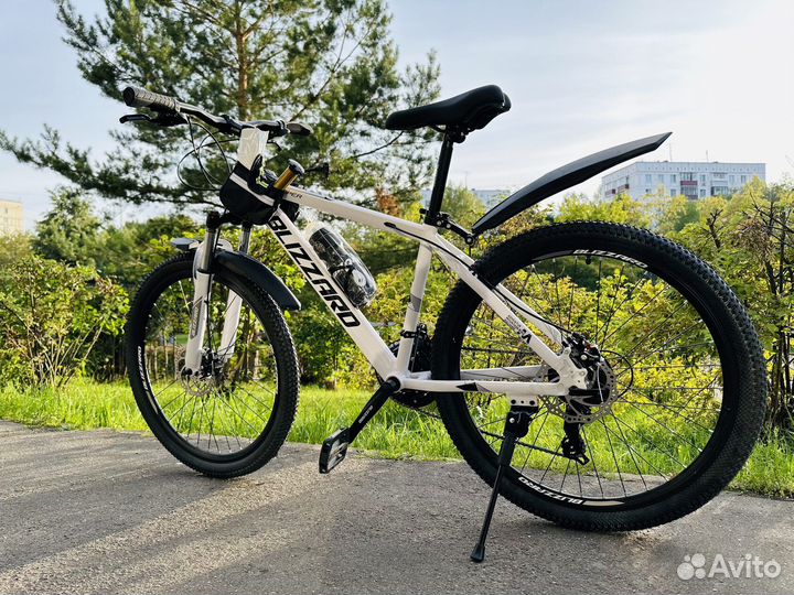 Велосипед алюминиевая рама blizzard 26R (белый)