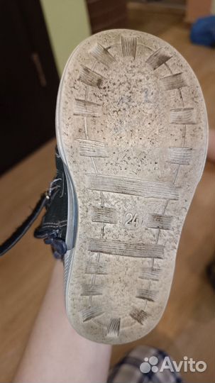 Ботинки демисезонные 24 размер