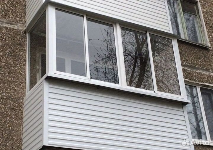 Остекление балконов и лоджий под ключ C8008