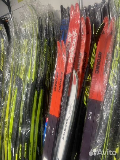 Лыжи беговые fisher коньковые