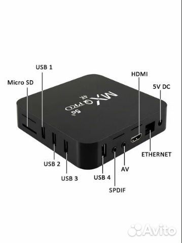 Тв приставка на Андроид TV BOX Pro 4K 1/8