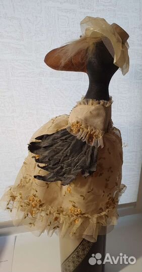 Интерьерная кукла-ворона