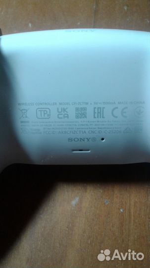 Джойстик для ps5 ориг.белого цвета