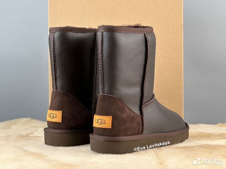 Угги женские Ugg Classic Short Metallic Choco