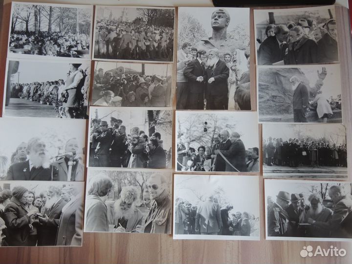 Фотоархив фото открытие памятника Есенину 1975 г