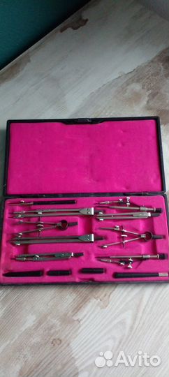 Готовальня для черчения карандашом и тушью, СССР