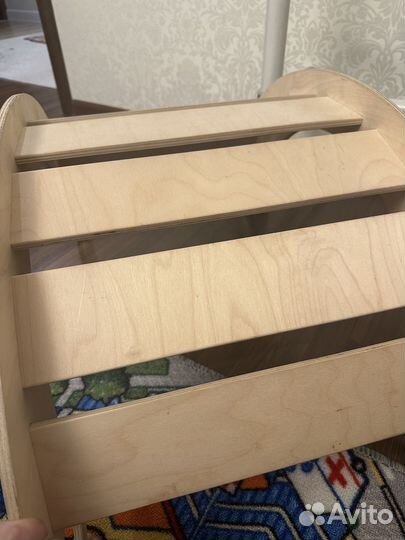 Горка качалка радуга. Качеля-балансир