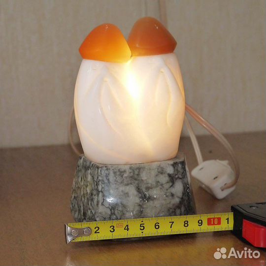 Светильник каменный «Грибная пара» СССР