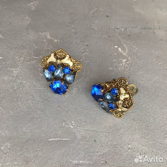Винтажные украшения СССР клипсы