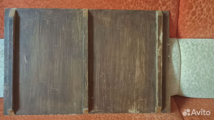 Старинная картина маслом 34 год. Подпись