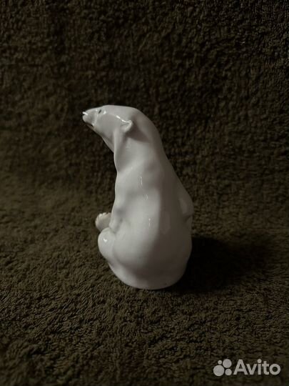 Статуэтка белый медведь Лфз 1 сорт