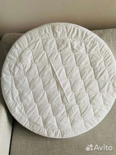Круглый матрас для кроватки трансформер