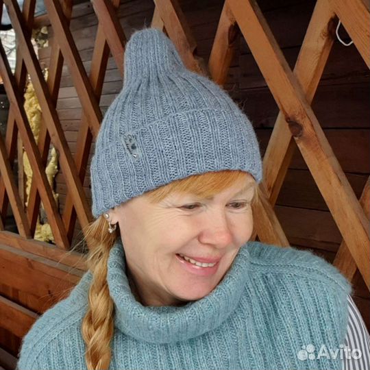 Вязаные шапки-тыковки