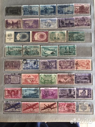 Почтовые марки Америки