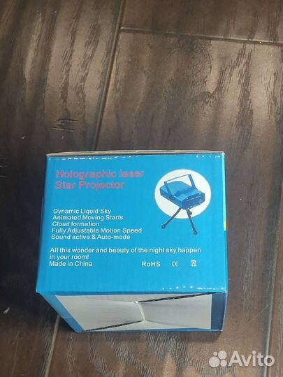 Лазерный новогодний проектор