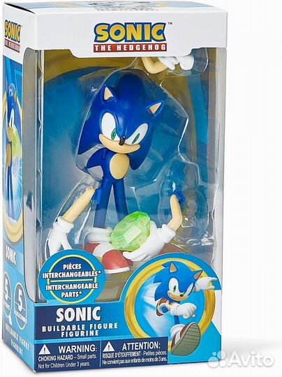 Соник The Hedgehog sonic Buildable фигурка