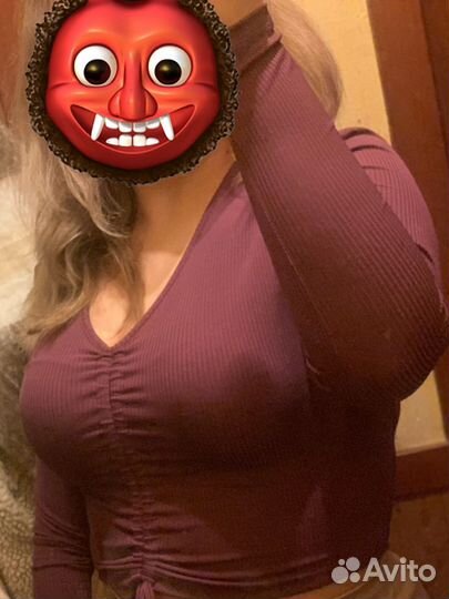 Лонгслив с завязками твоё