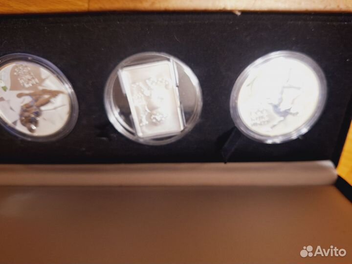 Набор серебряных монет Сочи 2014