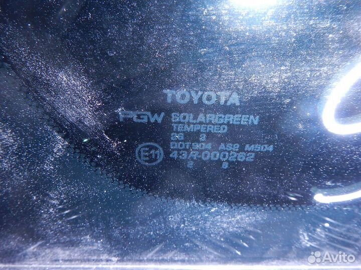 Стекло кузовное глухое левое, Toyota (Тойота) -ven