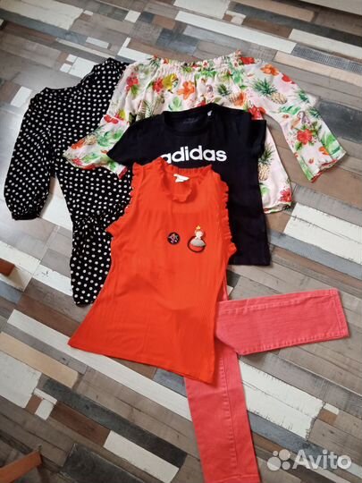 Вещи пакетом для девочки р 146-152