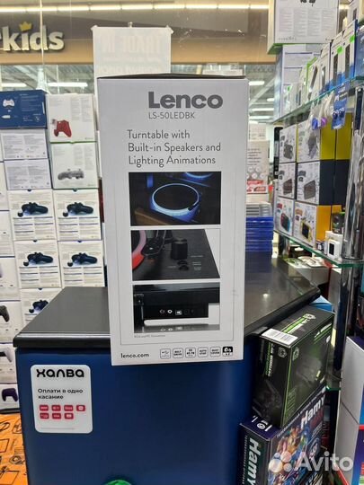 Виниловый проигрыватель Lenco LS-50ledbk