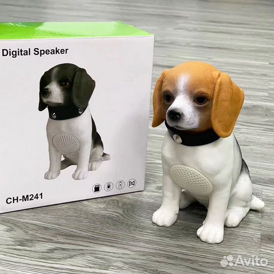 Беспроводная Bluetooth колонка собака бигль 18см