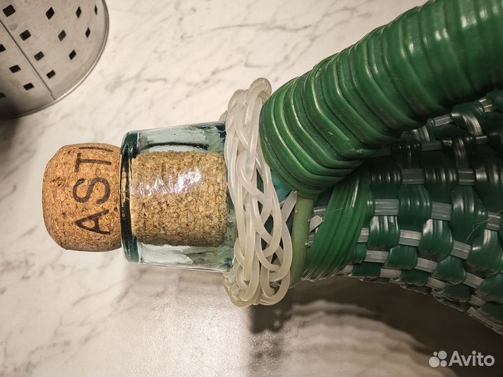 Графин бутыль плетеный СССР