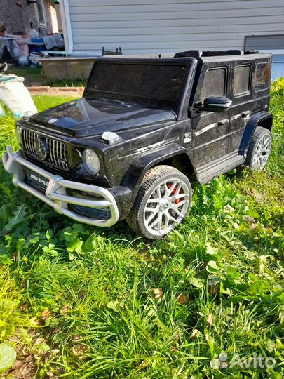 Детский электромобиль двухместный бу