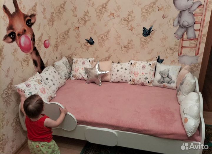 Детская кровать новая от 3 лет с бортиками