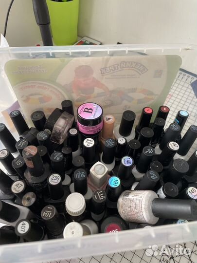 Набор гель лаков бу