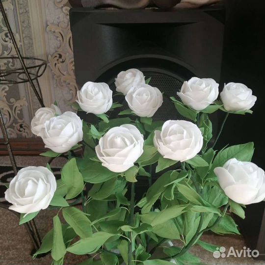 Роза из фоамирана