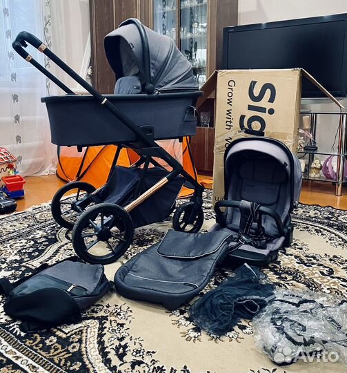 Коляска 2в1 carrello sigma 2022 года