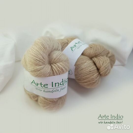 Пряжа беби альпака, натуральный цвет